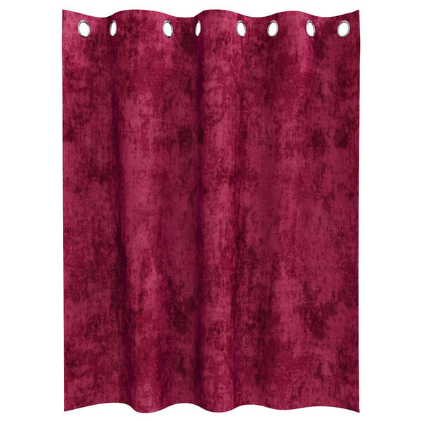 vidaXL Rideaux en velours 2 pcs Bordeaux 140 x 140 cm Velours