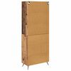 vidaXL Haut Armoire Bois Ancien 69,5 x 34 x 180 cm Bois d'ing&eacute;nierie