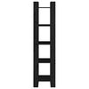 vidaXL Bibliothèque/Séparateur de pièce Noir 41x35x160 cm Pin massif