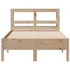 vidaXL Cadre de lit sans matelas 120x190 cm bois de pin massif