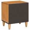 vidaXL Cabinet de chevet 2 pcs Marron Clair 40 x 33 x 46 cm