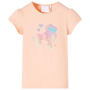 T-shirt pour enfants orange clair 104