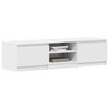 vidaXL Meuble TV Blanc 140x40x35,5 cm Bois d'ingénierie