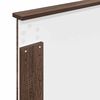 vidaXL Cadre de lit Ch&ecirc;ne brun 90 x 190 cm Bois de pin massif