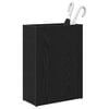 vidaXL Porte-parapluie Ch&ecirc;ne noir 40 x 20 x 55,5 cm Bois d'ing&eacute;nierie