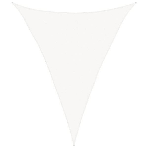 vidaXL Voile d'ombrage 160 g/m&sup2; Blanc 4x5x5 m PEHD