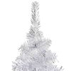 vidaXL Arbre de No&euml;l artificiel pr&eacute;-&eacute;clair&eacute;/boules argent&eacute; 120 cm PET