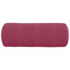 vidaXL Coussins d'accent 2 pcs Bordeaux &Oslash; 25 x 70 cm