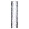 vidaXL Moustiquaire Gris et blanc 56x200 cm Chenille