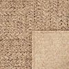 vidaXL Tapis ZIZUR beige 240x240 cm aspect de jute int&eacute;rieur ext&eacute;rieur