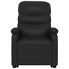 vidaXL Fauteuil Noir Similicuir