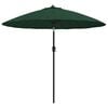 vidaXL Parasol d'ext&eacute;rieur avec m&acirc;t en aluminium 270 cm Vert