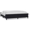 vidaXL Sommier &agrave; lattes de lit avec matelas noir 200x220 cm velours