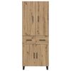 vidaXL Haut Armoire 2 pcs Ch&ecirc;ne artisanal 69,5 x 34 x 180 cm