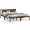 vidaXL Cadre de lit sans matelas marron miel 140x200 cm pin massif