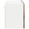 vidaXL Armoire de cuisine avec porte 2 pcs Ch&ecirc;ne fum&eacute; 60 x 31 x 40 cm