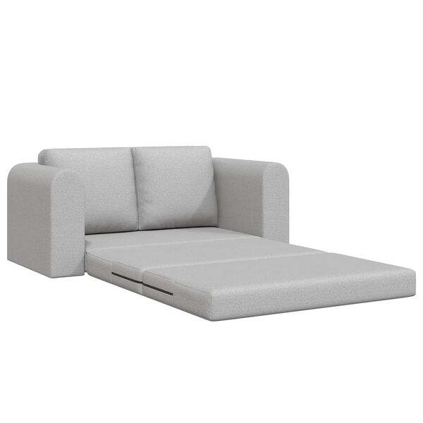 vidaXL Canap&eacute;-Lit 60cm Gris nuage tissu