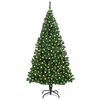 vidaXL Sapin de No&euml;l artificiel Vert 180 cm PVC, Acier et Plastique