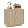 vidaXL Buffet Chêne sonoma 80x40x75 cm Bois d'ingénierie
