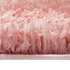 vidaXL Tapis shaggy &agrave; poils hauts Rose 100x200 cm 50 mm