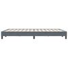 vidaXL Cadre de lit sans matelas gris fonc&eacute; 160x220 cm velours