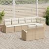 vidaXL Ensemble de canapé de jardin Beige et crème 55 x 55 x 37 cm