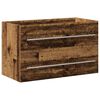 vidaXL Meuble sous-vasque de salle de bain en bois ancien 80 x 38,5 x 48 cm bois d'ing&eacute;nierie