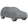 vidaXL Housse de voiture SUV compl&egrave;te gris M tissu non tiss&eacute;