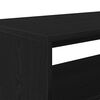 vidaXL Meuble TV ch&ecirc;ne noir 80x40x40 cm bois d'ing&eacute;nierie