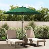 vidaXL Parasol d'ext&eacute;rieur avec m&acirc;t en aluminium 270 cm Vert