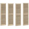vidaXL Porte de Cabinet avec porte 4 pcs Naturel 140,5 x 2,1 x 39,5 cm
