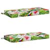 vidaXL Coussins de Banc SOEST 2 pc 100 % polyester Multicolore