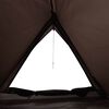 vidaXL Tente de camping 2 personnes marron imperm&eacute;able