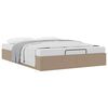 vidaXL Cadre de lit ottoman sans matelas cappuccino 140x190 cm