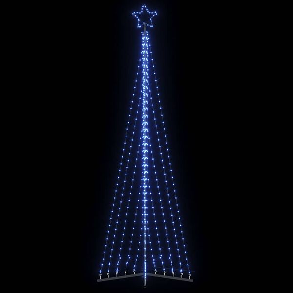 vidaXL Sapin de No&euml;l &agrave; LED 495 LED bleu 300,5 cm