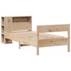 vidaXL Lit bibliothèque sans matelas 75x190 cm bois de pin massif