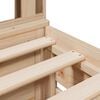 vidaXL Lit bibliothèque sans matelas 75x190 cm bois de pin massif