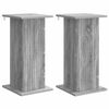 vidaXL Support de Plante 2 pc Sonoma gris 30,5 x 30 x 60,5 cm