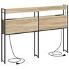 vidaXL T&ecirc;te de lit de rangement Ch&ecirc;ne sonoma 150 cm Bois d'ing&eacute;nierie