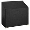 vidaXL Housse de banc de jardin 8 &oelig;illets 130x70x70/88 cm poly&eacute;thyl&egrave;ne