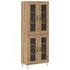 vidaXL Haut Armoire Ch&ecirc;ne artisanal 69,5 x 34 x 180 cm