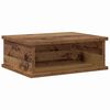 vidaXL Table de chevet 2 pcs Bois ancien 40 x 31 x 15 cm