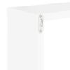 vidaXL &Eacute;tag&egrave;res cube murales 2 pcs Blanc 30x15x30 cm