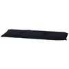 Madison Coussin de banc Panama 180x48 cm Noir