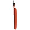 vidaXL T&ecirc;te de lit suspendue Uni Rouge orange 210 x 55 x 5 cm