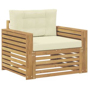 vidaXL Canap&eacute; d&rsquo;ext&eacute;rieur Polyester Blanc