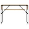 vidaXL Table console avec &eacute;tag&egrave;re ch&ecirc;ne sonoma 105x30x75 cm