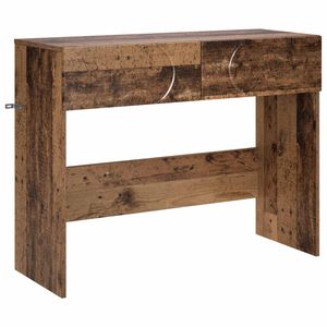 vidaXL Table console Bois ancien 96,5 x 38 x 75 cm Bois d'ing&eacute;nierie