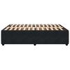 vidaXL Cadre de lit sans matelas noir 140x190 cm velours