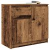 vidaXL Buffet avec tiroir vieux bois 71x35x65 cm bois d'ing&eacute;nierie